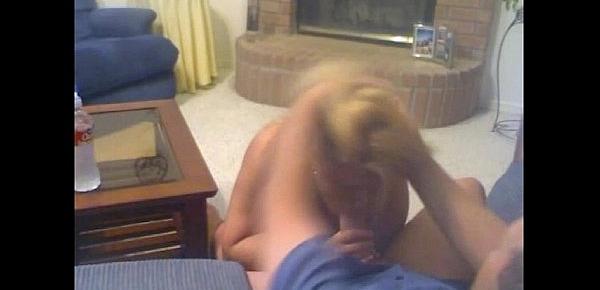  Hot blonde worships every inch